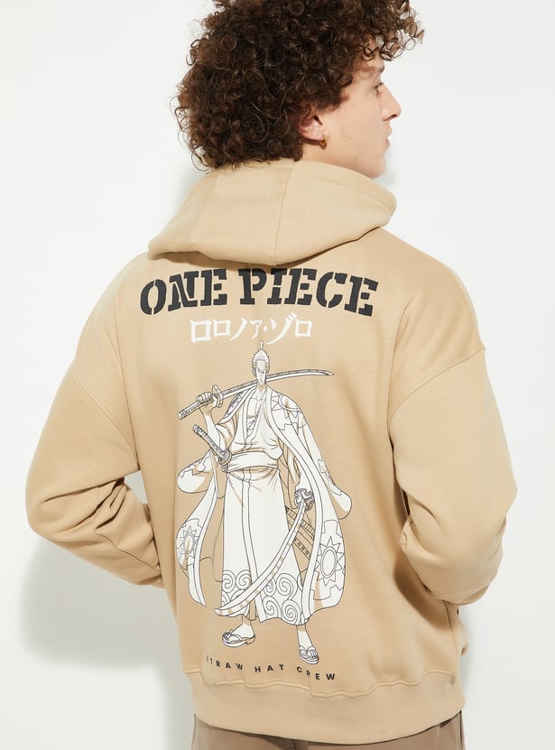 URB_N Men One Piece Printed Hooded Sweatshirt