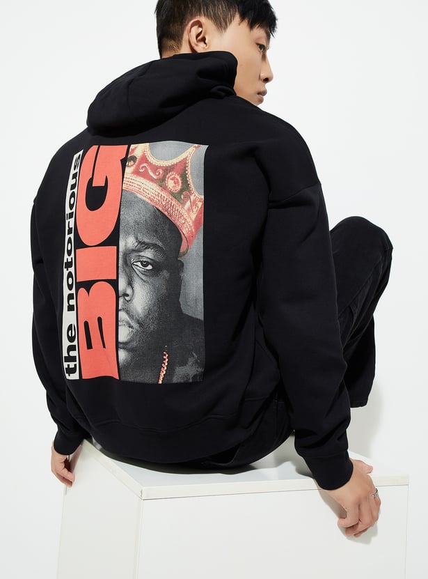 URB_N Men Oversized Notorious BIG Printed Sweatshirt