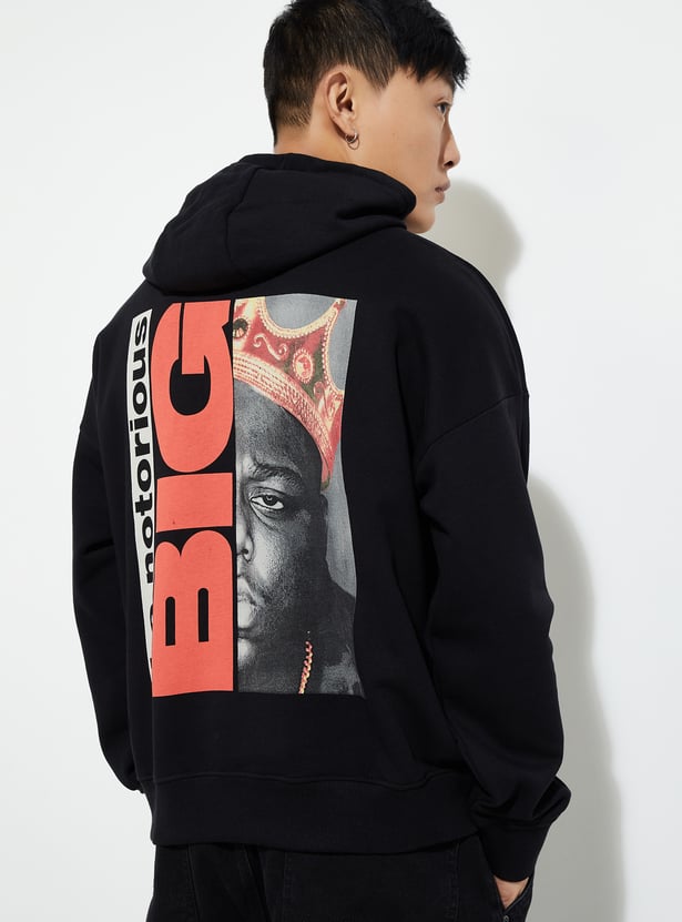 URB_N Men Oversized Notorious BIG Printed Sweatshirt