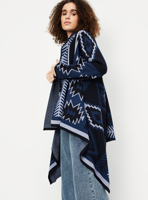 Women Woven Waterfall Shrug