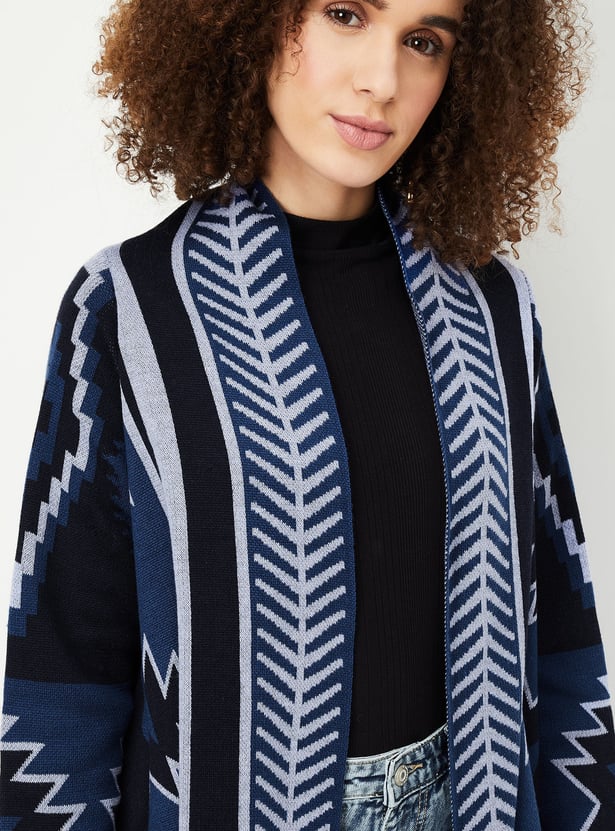 Women Woven Waterfall Shrug