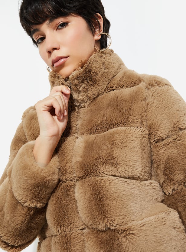 MOUSSY FAUX FUR STAND COLLAR ジャケット MOUSSY | FAUX FUR スタンドカラージャケット (ジャケット