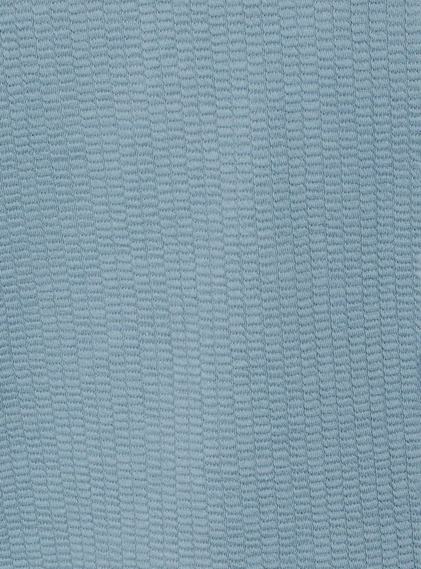 Men Knit Zip Polo T-shirt