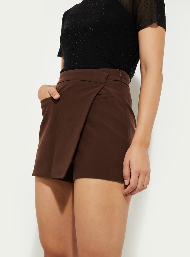 ALAYA F x URB_N Women Solid Skort