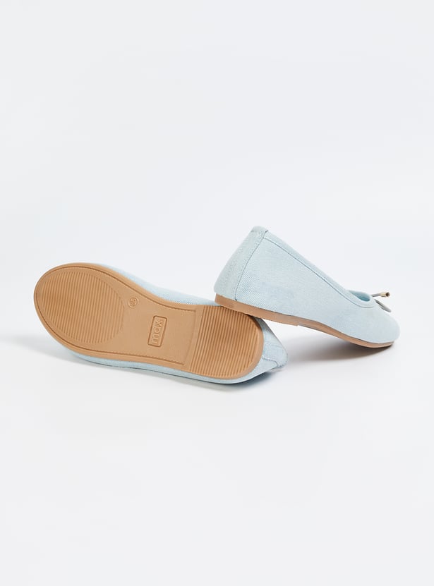 Girls Bow Ballerinas