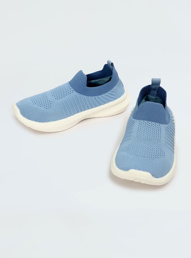 Girls Colourblock Slip-On Sport Shoes