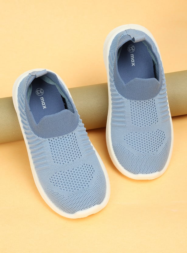 Girls Colourblock Slip-On Sport Shoes