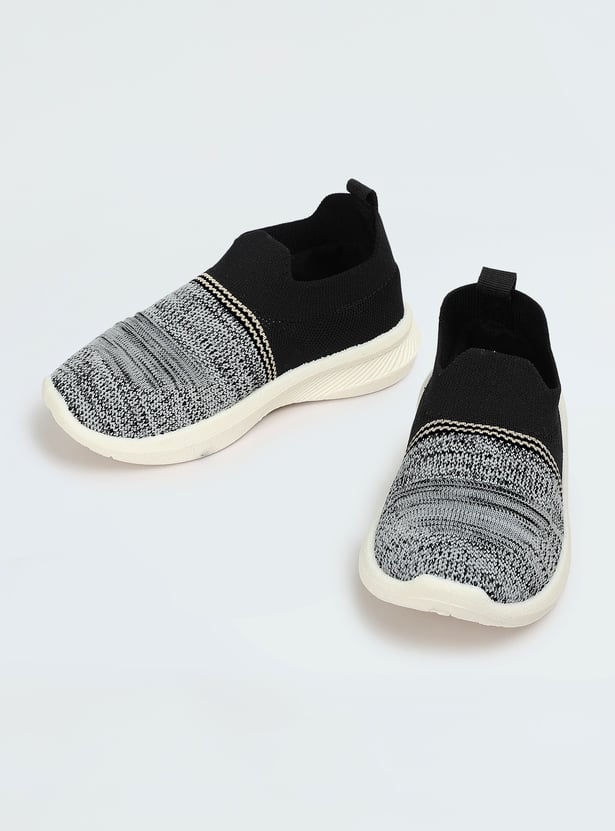 Boys Colourblock Slip-On Sports Shoes