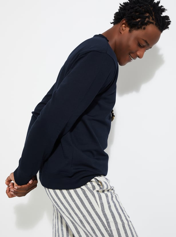 URB_N Men Solid Sweatshirt