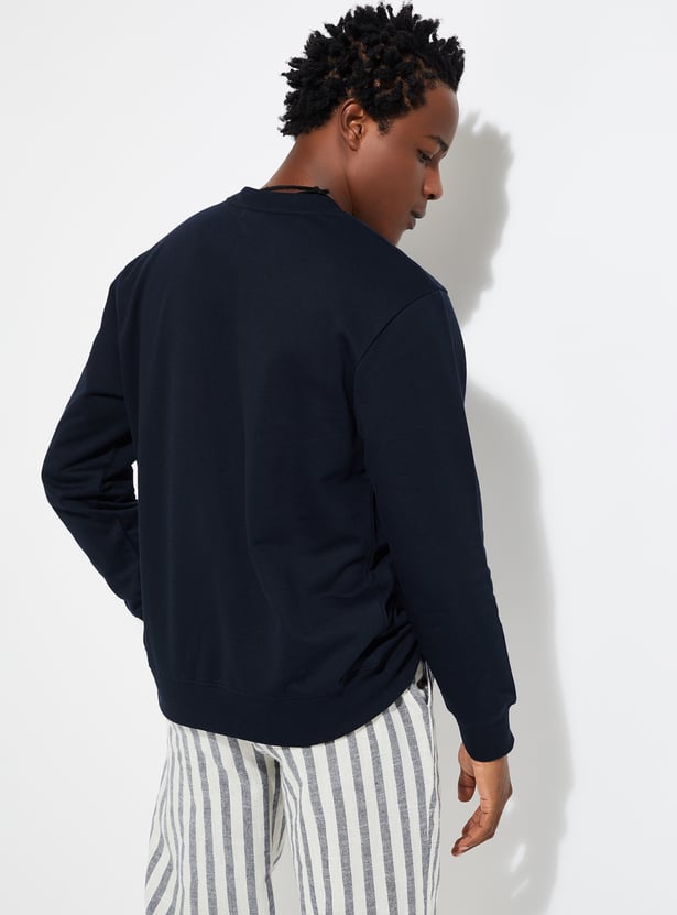 URB_N Men Solid Sweatshirt