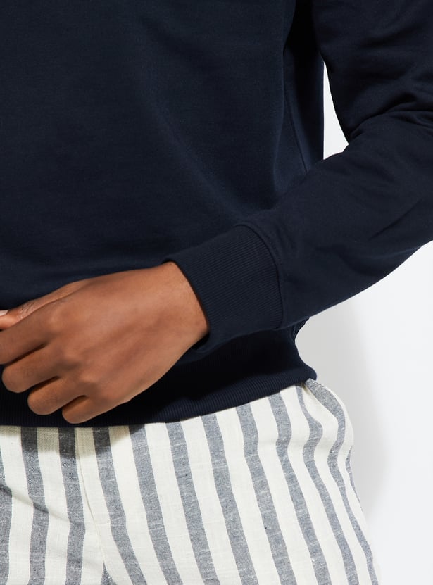 URB_N Men Solid Sweatshirt