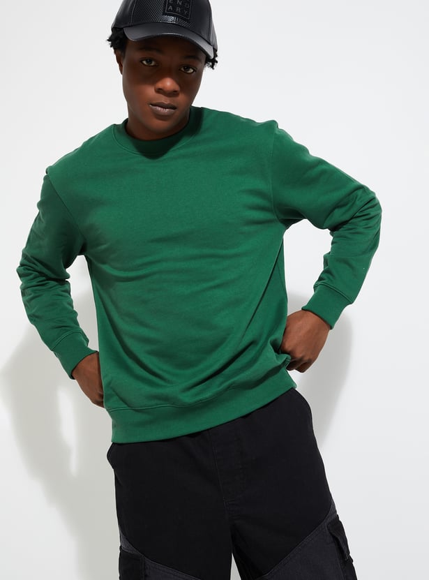 URB_N Men Solid Sweatshirt