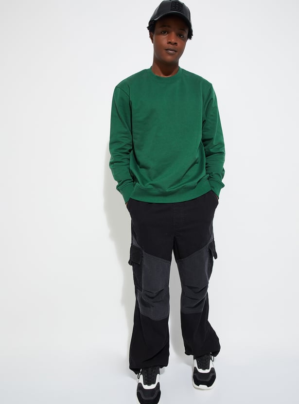 URB_N Men Solid Sweatshirt