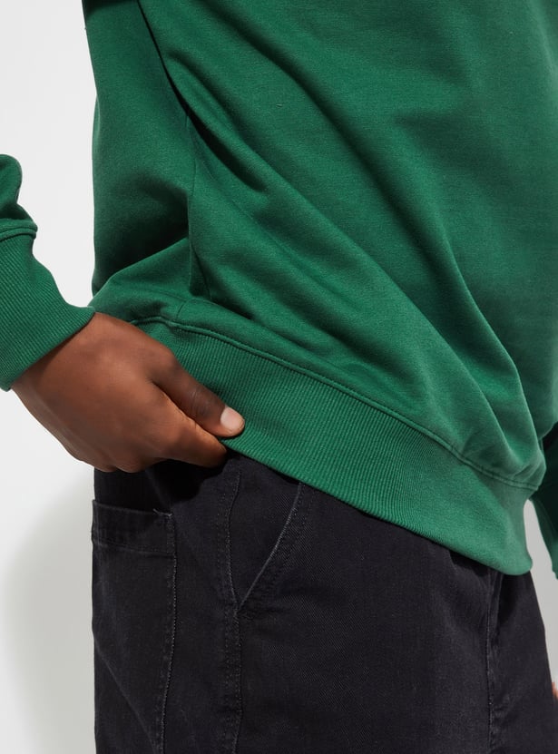 URB_N Men Solid Sweatshirt