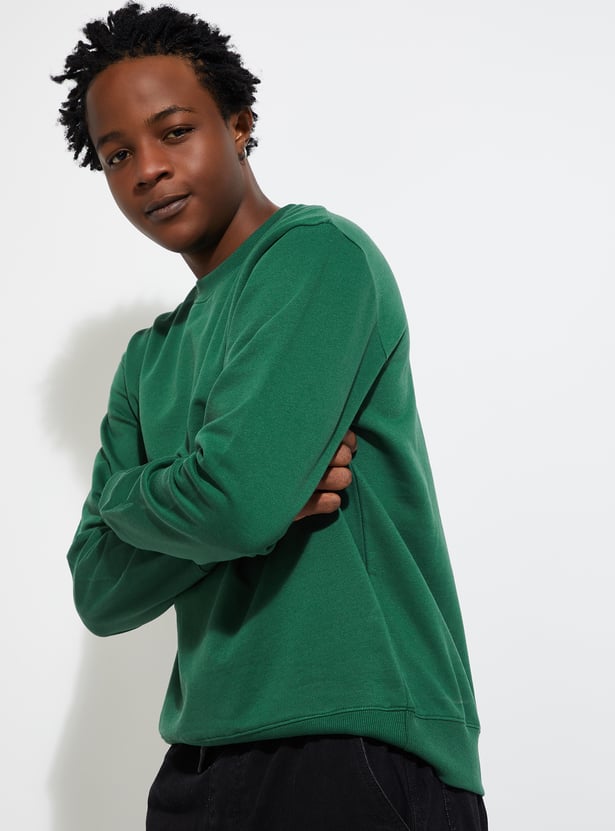 URB_N Men Solid Sweatshirt