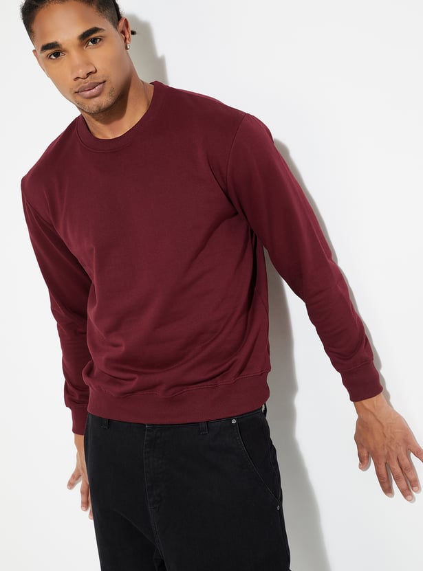 URB_N Men Solid Sweatshirt