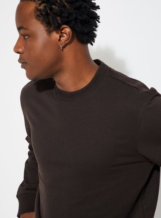 URB_N Men Solid Sweatshirt