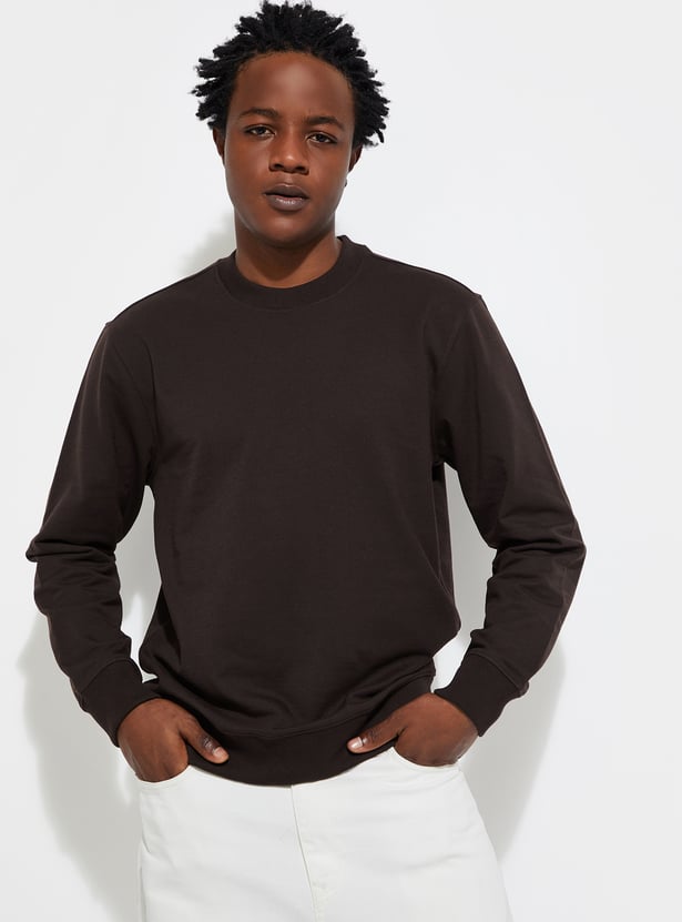 URB_N Men Solid Sweatshirt