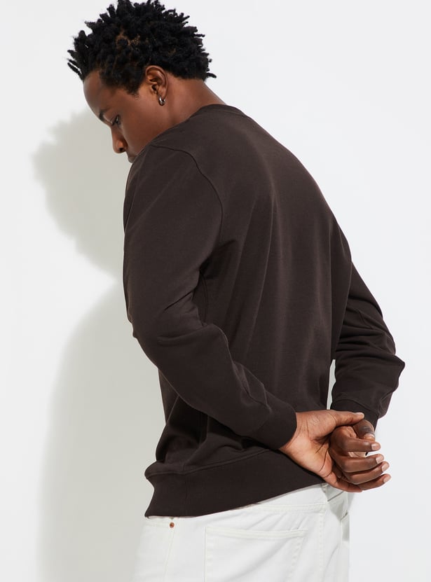 URB_N Men Solid Sweatshirt