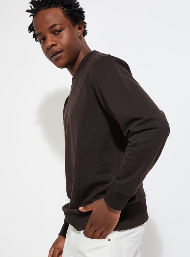 URB_N Men Solid Sweatshirt