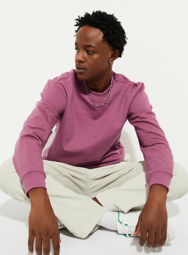 URB_N Men Solid Sweatshirt