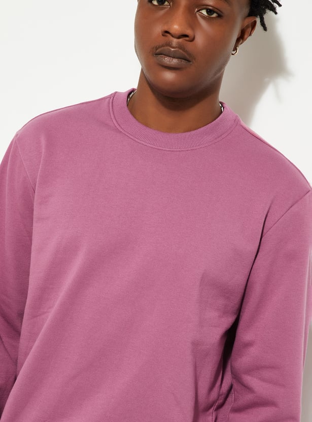 URB_N Men Solid Sweatshirt