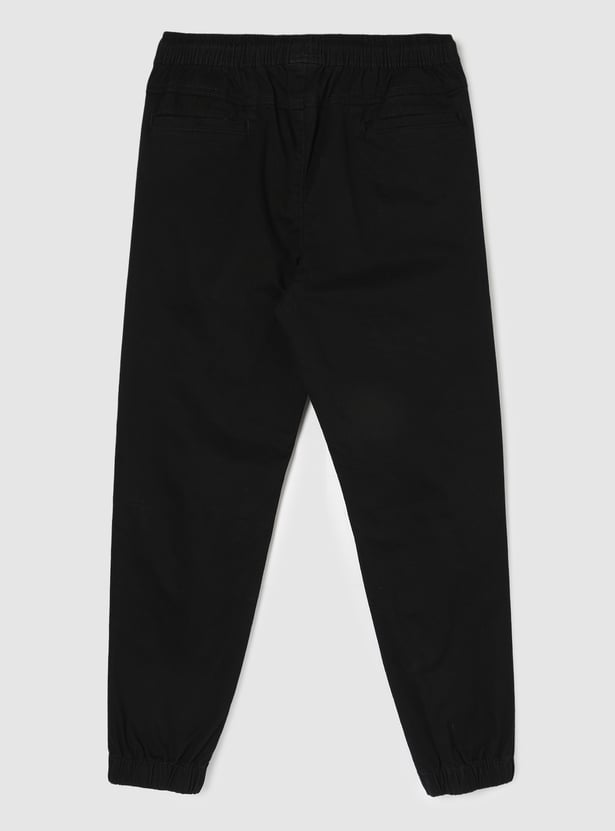 Boys Solid Elasticated Joggers