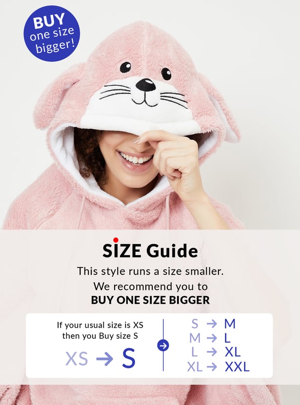 Women Embroidered Hood Poncho