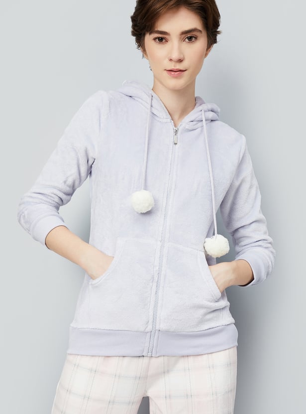 Women Teddy Hooded Jacket