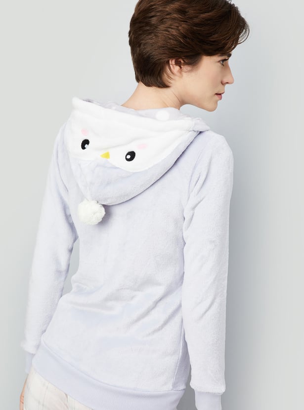 Women Teddy Hooded Jacket