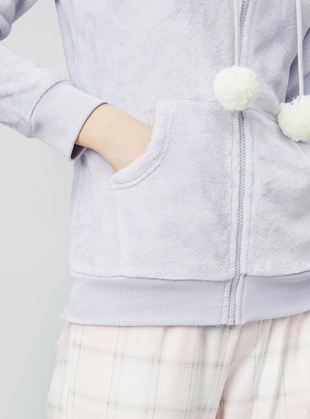 Women Teddy Hooded Jacket