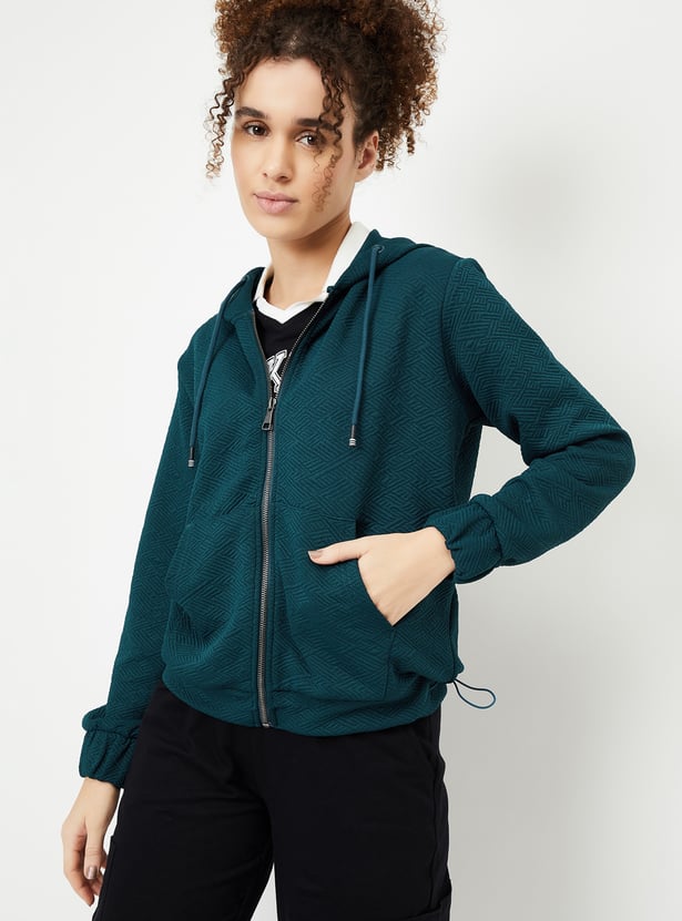 Women Quilted Hooded Jacket