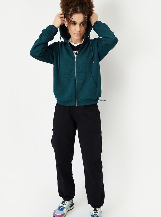 Women Quilted Hooded Jacket