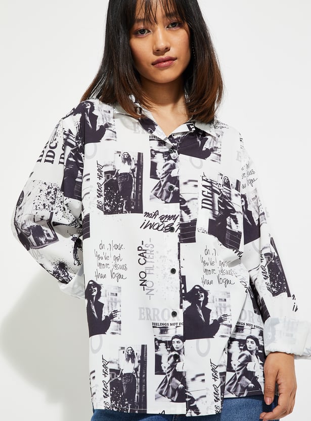 URB_N Women Printed Shirt