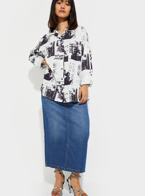 URB_N Women Printed Shirt