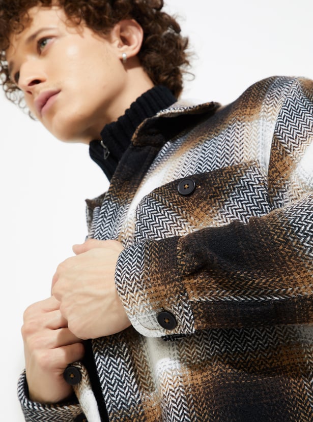 dium. Herringbone Over Size Jacket dium. Herringbone Over Size