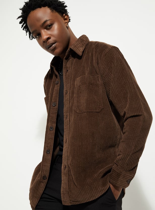 URB_N Men Corduroy Overshirt