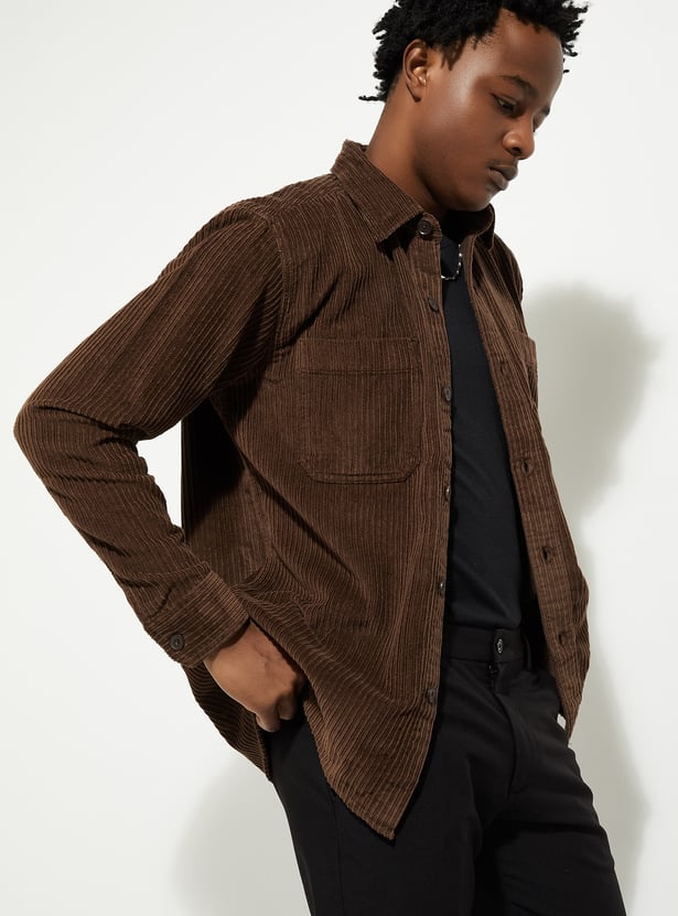 URB_N Men Corduroy Overshirt