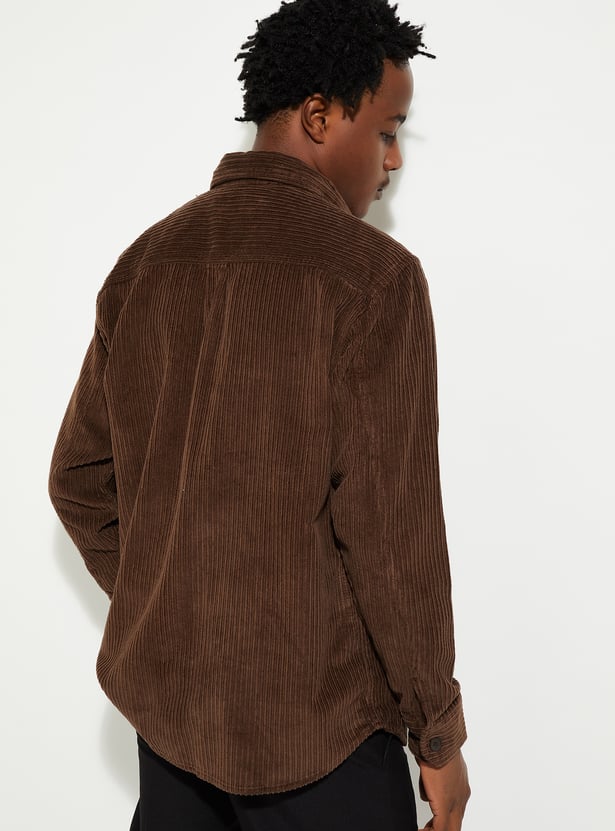 URB_N Men Corduroy Overshirt