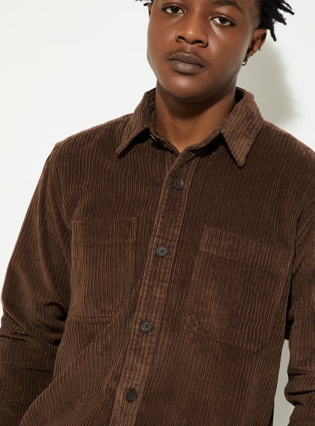 URB_N Men Corduroy Overshirt