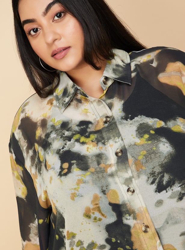 Kalki x Max Women Printed Shirt with Camisole