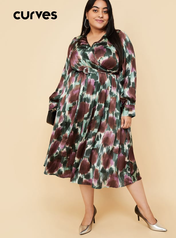 Women Printed Fit & Flare Dress