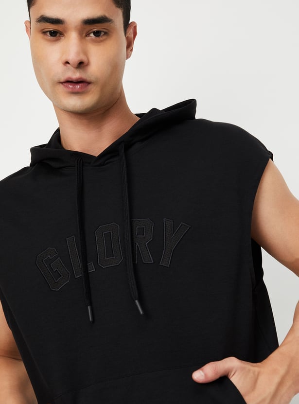 Men Hooded Athleisure T-shirt