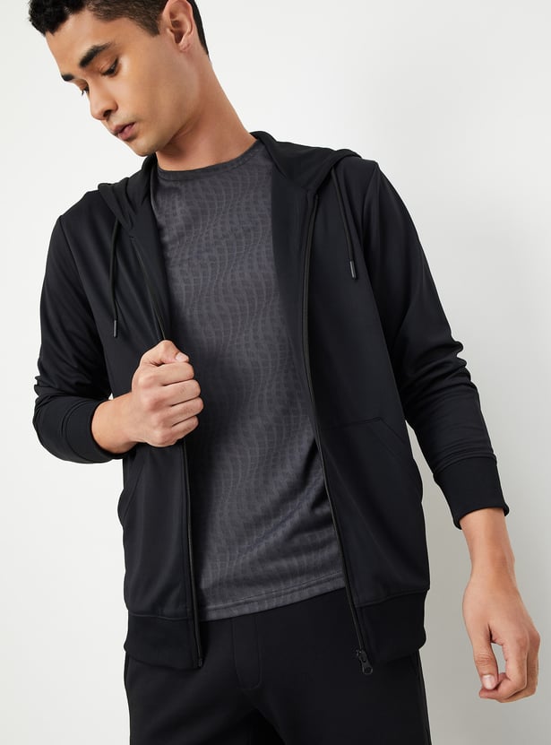 Men Solid Active Sweatshirt