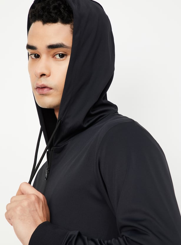 Men Solid Active Sweatshirt