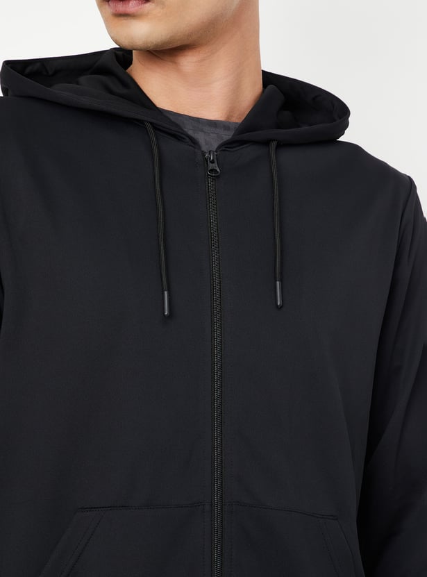 Men Solid Active Sweatshirt