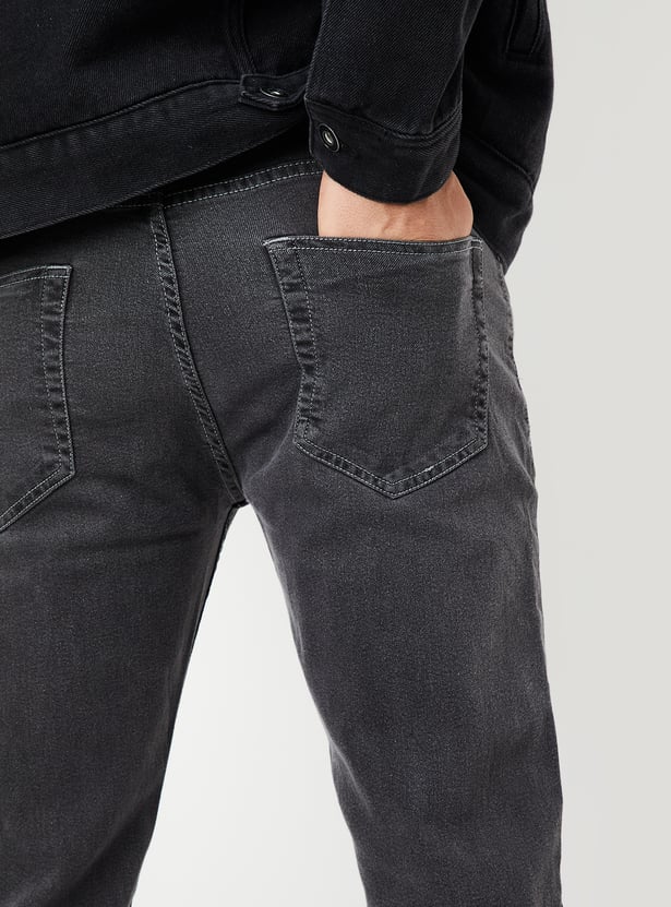 Men Washed Regular Fit Jeans