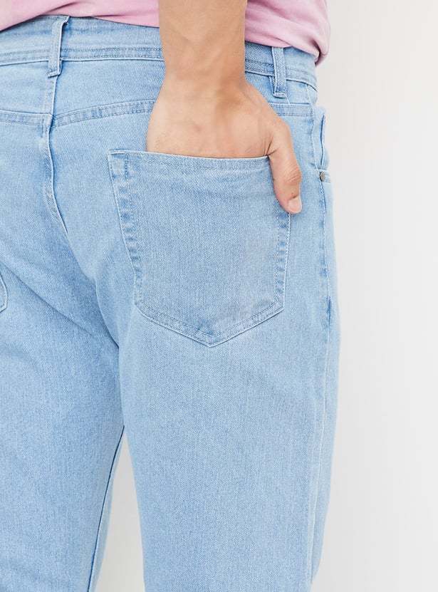 Men Washed Regular Fit Jeans