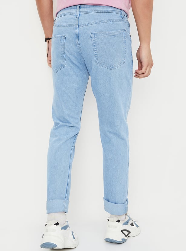 Men Washed Regular Fit Jeans