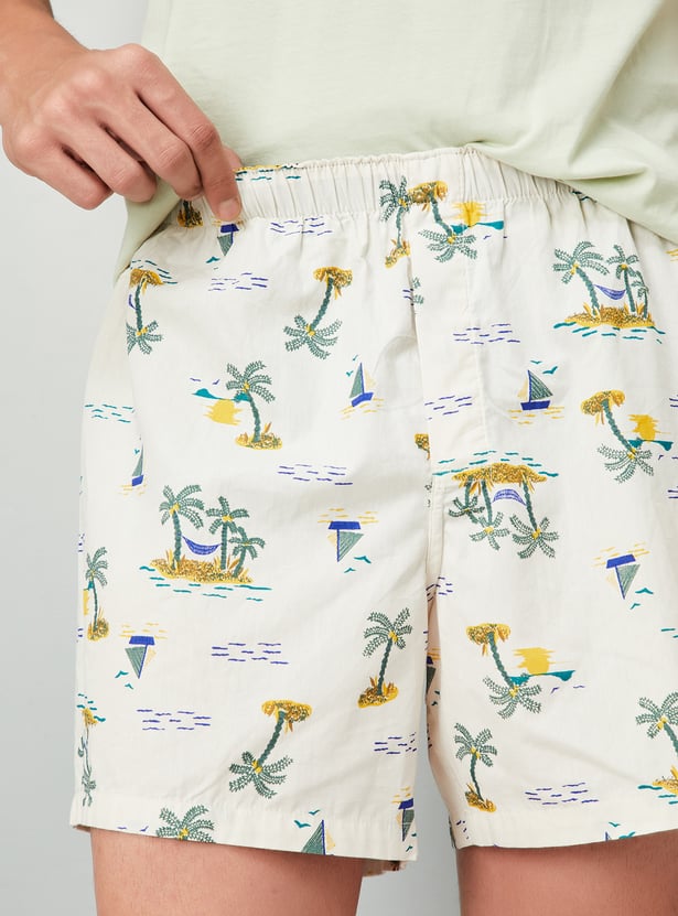 Men Printed Boxers